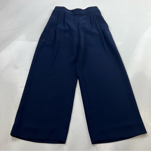 J.Crew petite women’s blue wide leg pants 00P L55-30 - Picture 2 of 6